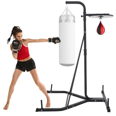 standing boxing heavy bag|portable heavy bag stand.